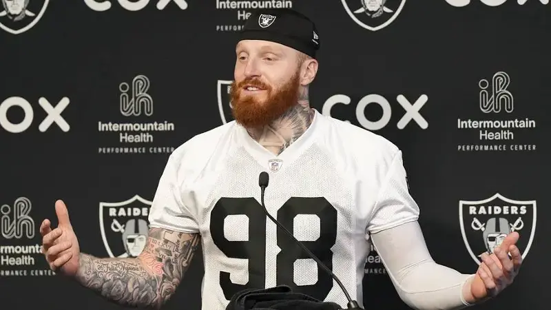 Las Vegas Raiders defensive end Maxx Crosby