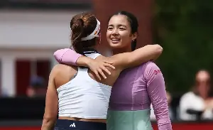 Alex Eala beaten by friend Iva Jovic again to exit Queen’s Club