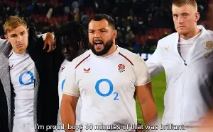 Ellis Genge told England players they were ‘brilliant’ in Springboks thrashing