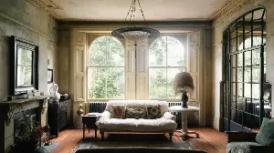 This home blends old and new design elements.