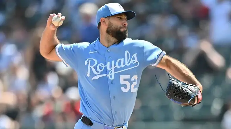 Kansas City Royals pitcher Michael Wacha