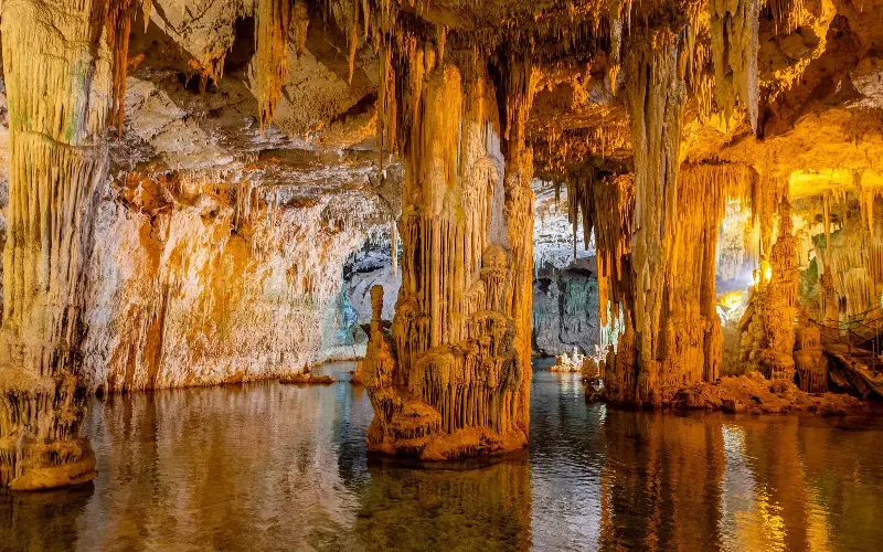Grotta di Nettuno is a huge sea cave, full of stalactites and stalagmites, that makes for a great day trip - Delpixart/iStockphoto