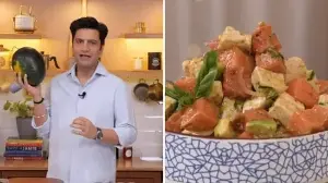 Chef Kunal Kapur shares quick and easy watermelon and avocado salad recipe: See step-by-step preparation