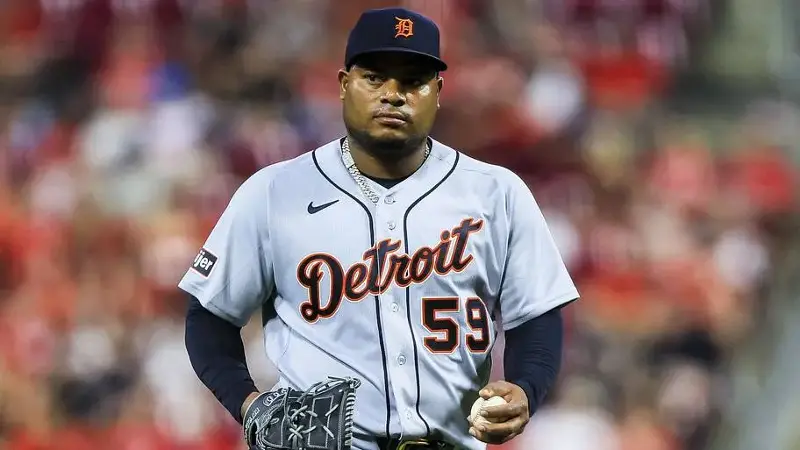 Detroit Tigers starting pitcher Framber Valdez