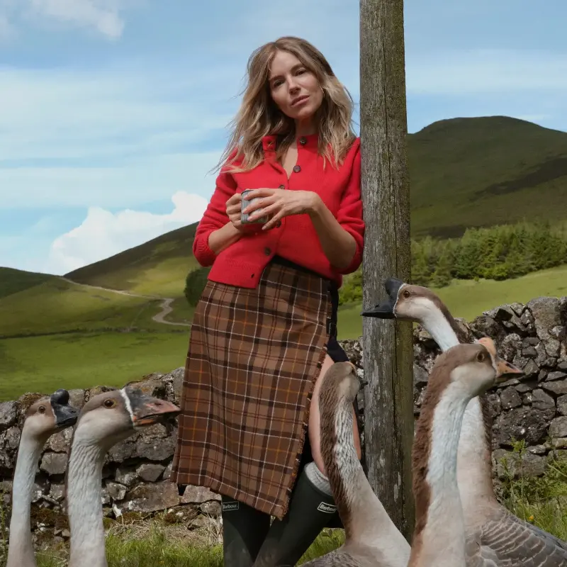 Sienna Miller stars in Barbour’s new autumn campaign