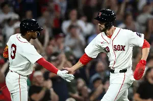 Ceddanne Rafaela hits three doubles to lead Red Sox rout of Diamondbacks