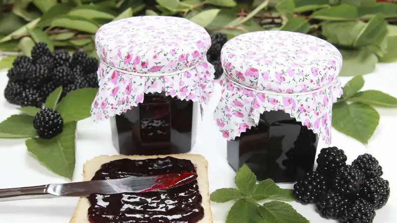 Wer Brombeeren länger haltbar machen möchte, kann sie zum Beispiel zu Marmelade verarbeiten.