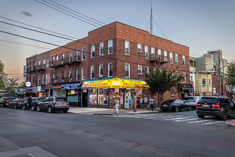 File Photo of a small supermarket on a street corner in Queens, New York on August 18, 2023