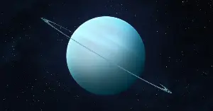 Uranus is tipped so far over it does not spin like other planets so much as roll around the Sun, and the result is brutal: each pole spends about 42 years in continuous sunlight, then roughly 42 years in unbroken darkness