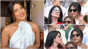 Priyanka Chopra at Wimbledon shows how to do courtside fashion right in chic linen look; takes parents-in-law on a date