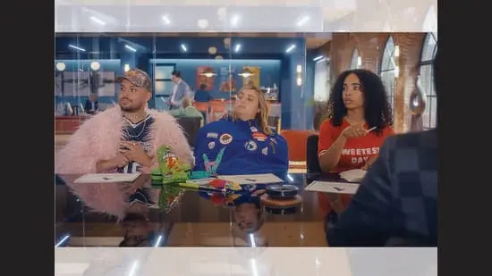 In the show The Z-Suite (2025) the Gen Z social media team who run the company don’t care about rules.
