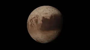 Mars's southern mantle is hotter