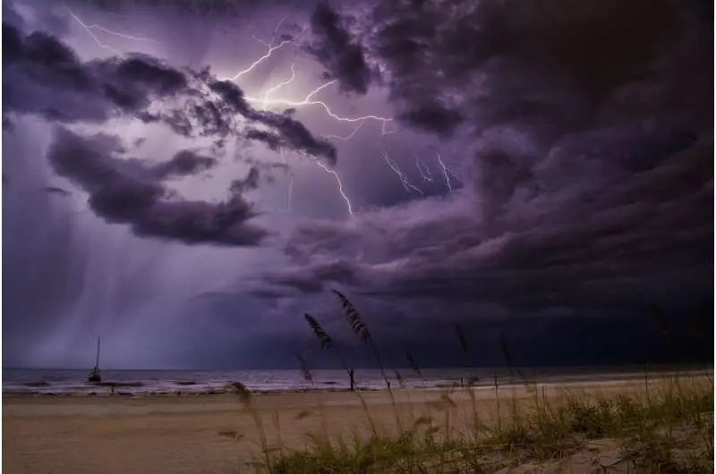 approaching thunderstorm