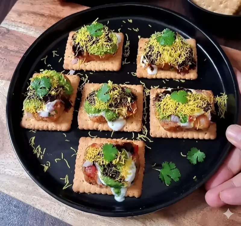 Golmaal biscuit chaat recipe.