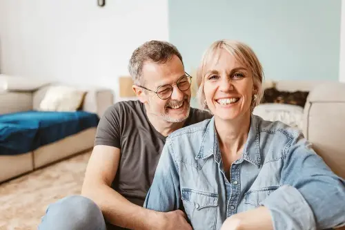 Happiness lowers stress hormones.