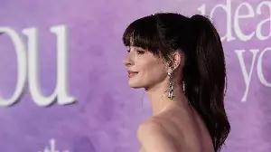 Anne Hathaway Wears Hand-Painted Gown at 2026 Met Gala