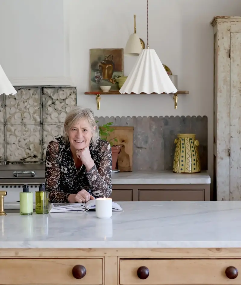 Libs Nicholls has filled her Cotswolds kitchen with pre-loved treasures that she has collected over time