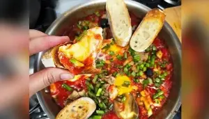 A Middle Eastern egg dish called Shakshuka