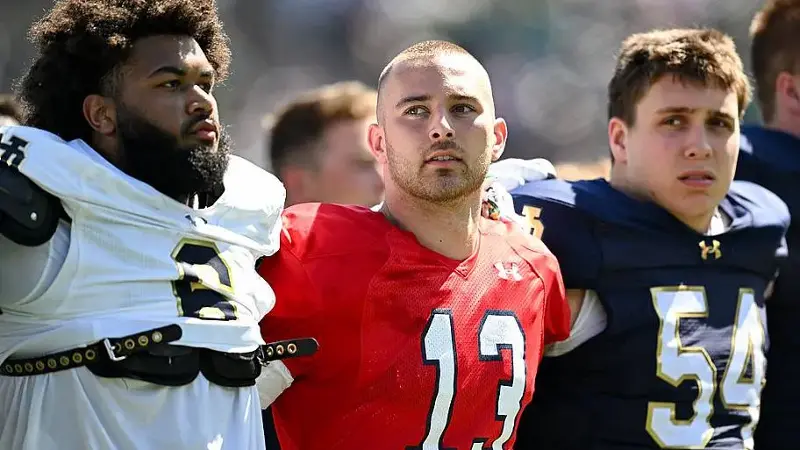 COLLEGE FOOTBALL: APR 25 Notre Dame Spring Game