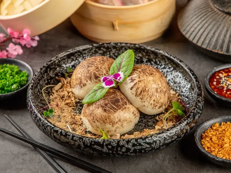 Pan-Fried Mushroom Bao recipe.