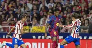 Atletico beat Barca, Simeone defends his players for playing 'basketball'.