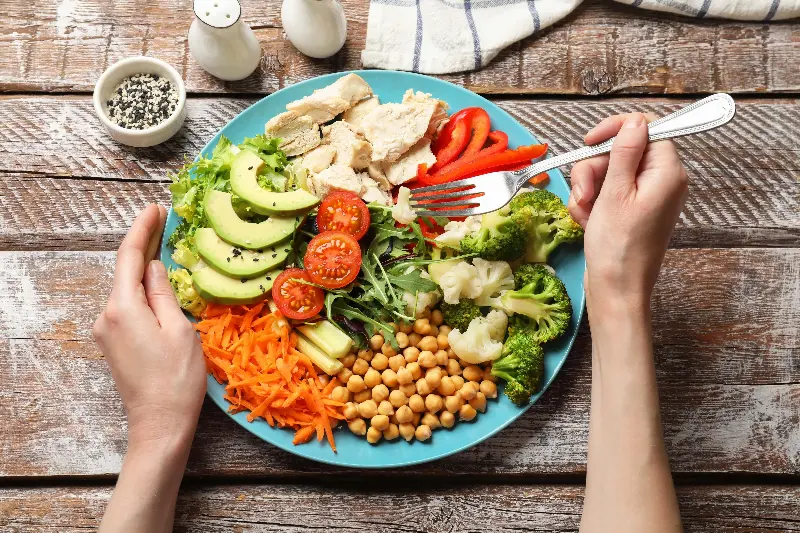 Indian food can be healthy with mindful eating habits. 