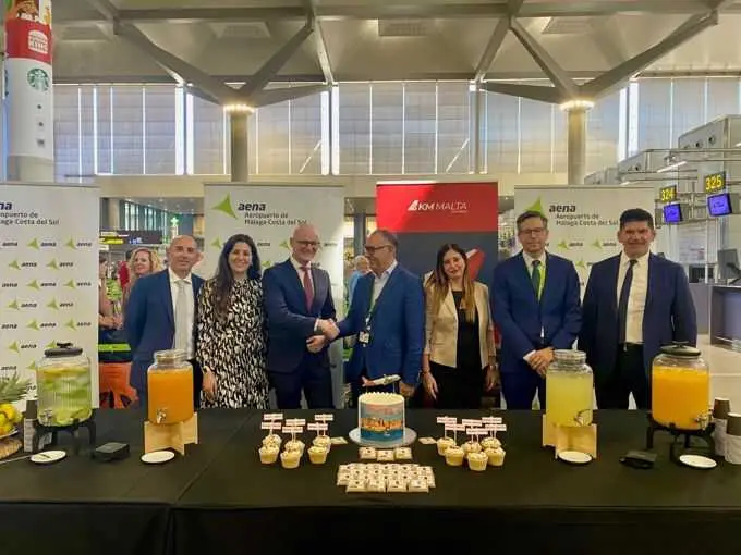 KM Malta Airlines inicia la nueva ruta entre Malta y Málaga con vuelos directos dos veces por semana
