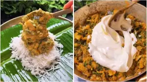 Sweet potato and palak raita recipe: Try this nutritionist-approved side dish packed with 9 grams of protein per serving