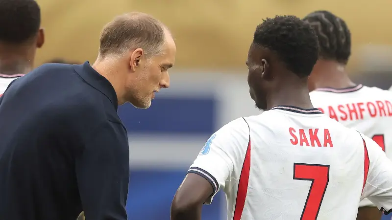Tuchel manages Saka return