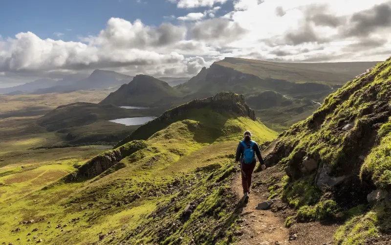 Skye’s Trotternish Peninsula is home to sweeping, windblown landscapes - getty