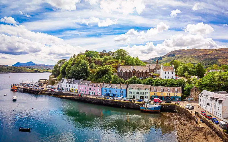 Colourful houses frame Portree town’s historic harbour - Alexey Fedoren