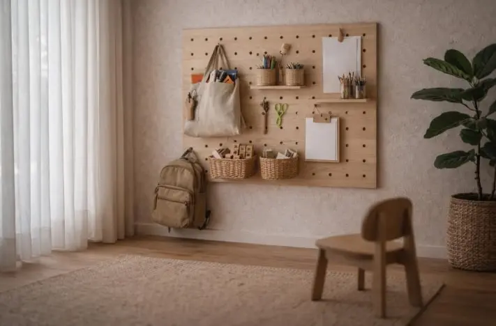 You can easily suspend any item with this child-height hangers. 