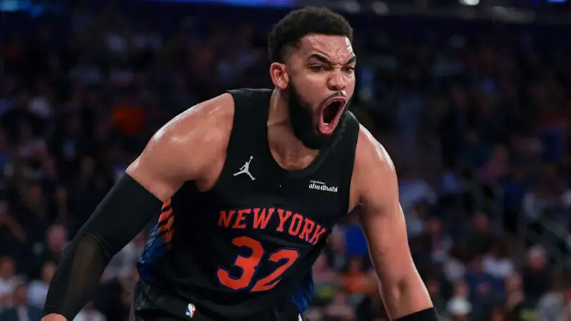 New York Knicks center Karl-Anthony Towns