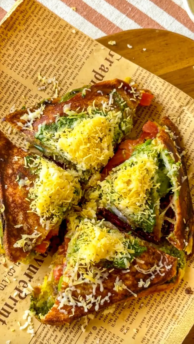 Bombay masala sandwich recipe.