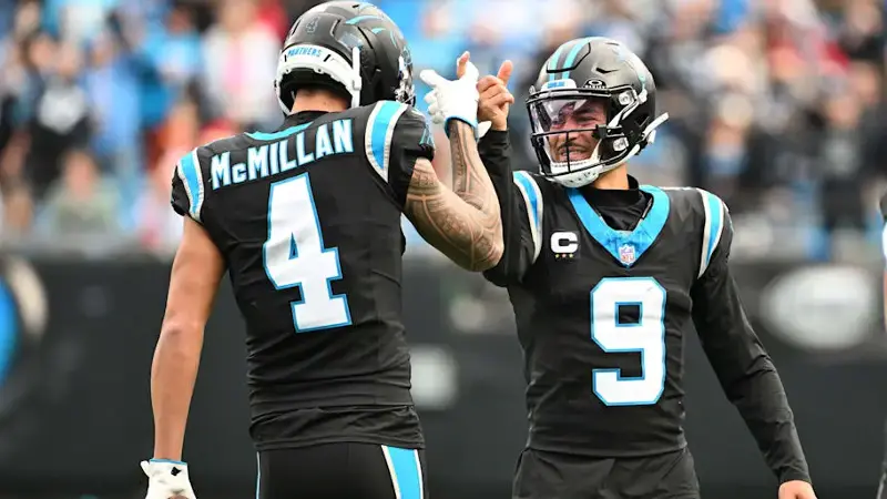 Tetairoa McMillan and Bryce Youn