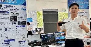 AR glasses help the hearing impaired 'see' speech.
