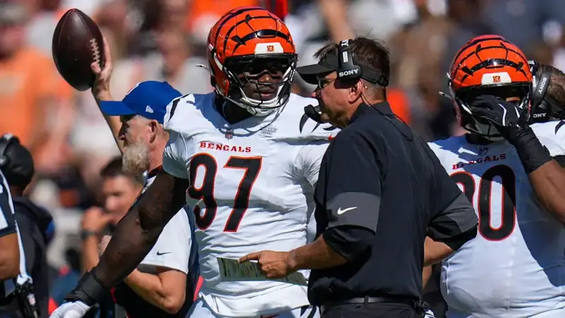 Cincinnati Bengals defensive end Shemar Stewart