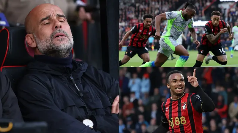 Calificaciones de los jugadores del Manchester City ante el Bournemouth: ¡Se acabó la lucha por el título! La despedida perfecta de Pep Guardiola se esfuma mientras Antoine Semenyo sufre ante su antiguo club en un empate que entrega el trofeo de la Premier League al Arsenal