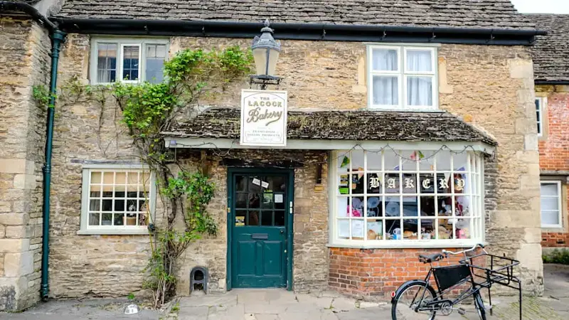 Lacock village view in Wiltshire, Cotswolds, England, UK