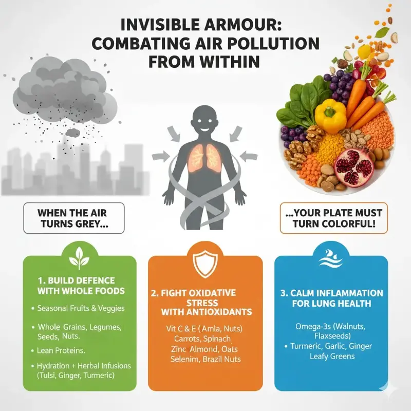 When the air turns grey and your lungs ask for reinforcements, it’s not just Delhi’s smog, it’s a health alarm. 