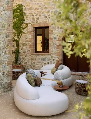 Curved Outdoor Seating Is the Trend Defining the Coolest Gardens in 2026 — And Suddenly Straight-Lined Patios Feel Wrong