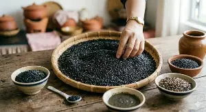 Does eating black sesame seeds really help slow down gray hair? A doctor answers.