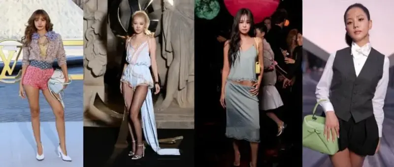 The 'unique' style of the 4 BLACKPINK girls at Paris Fashion Week - Photo 5. Phong cách 'không giống ai' của 4 cô nàng BLACKPINK tại Tuần lễ thời trang Paris - Ảnh 5.
