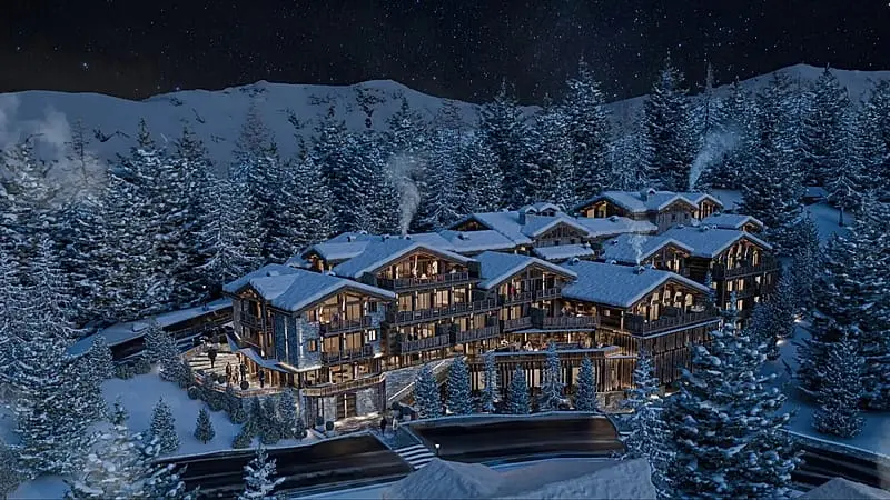 Raffles y One&Only llevarán el ultra lujo a los Alpes franceses
