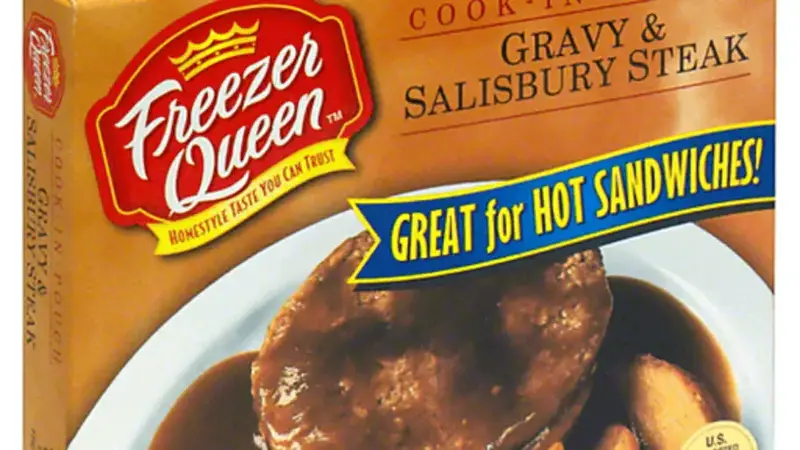 Freezer Queen Gravy and Salisbury Steak