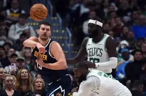 NBA: Nikola Jokic pours in 30 as Nuggets pull away from Celtics