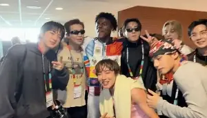 IShowSpeed meets BTS members during FIFA World Cup final