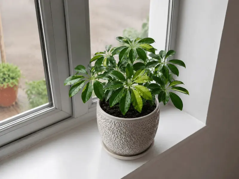 The picture shows a mandarin orange tree in the window.jpg