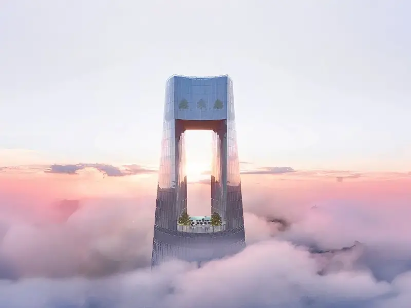 Khám phá bên trong khách sạn cao nhất thế giới - Ảnh 3.