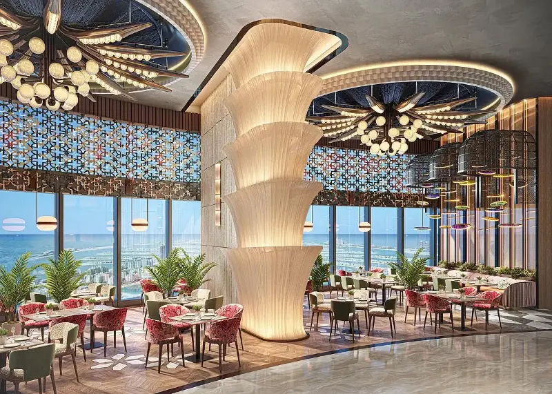 Khám phá bên trong khách sạn cao nhất thế giới - Ảnh 9.